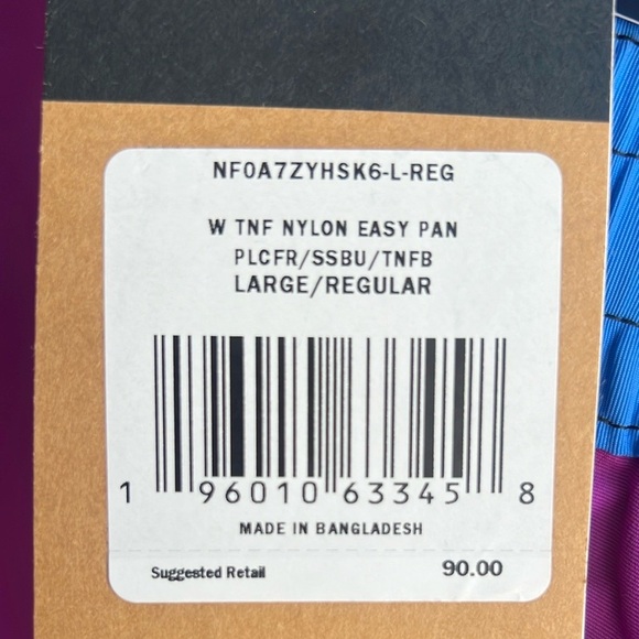 The North Face NWT Nylon Colorblock Easy Pant Womens Large - Picture 15 of 16
